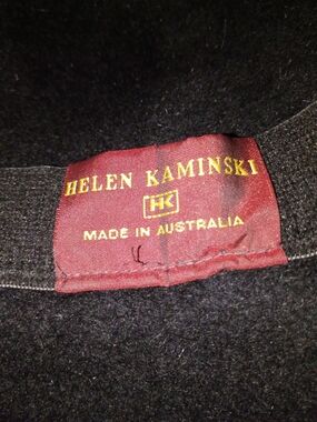 Helen Kaminski (NAOMI WATTS APPROVED) felt hat with Removable feather broach.